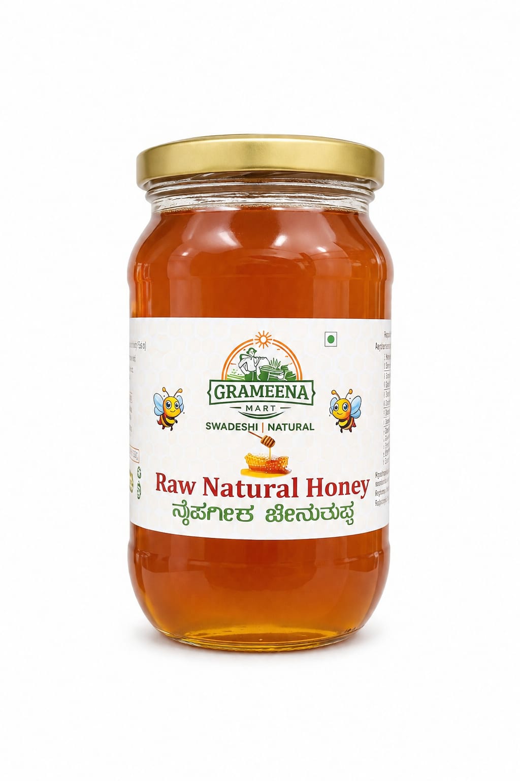 Raw natural honey