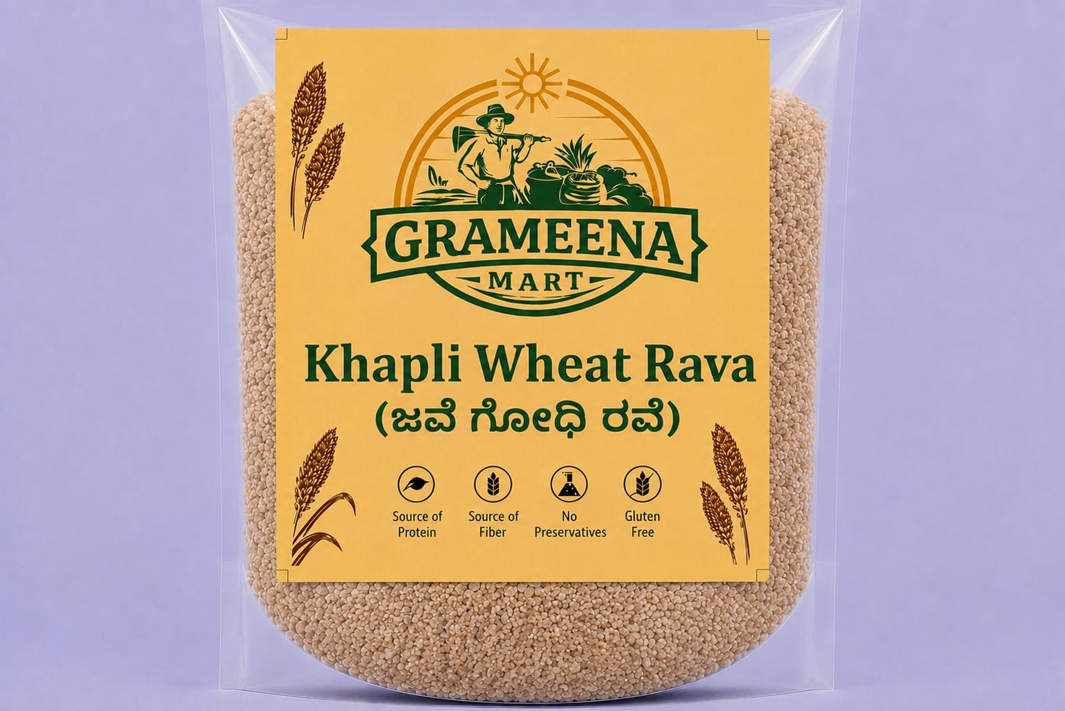 Khapli Wheat Rava